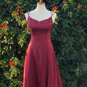 Maroon Formal Gown